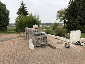 Stagno - Entreprise du BTP en Moselle - Création d'un mur à Betting