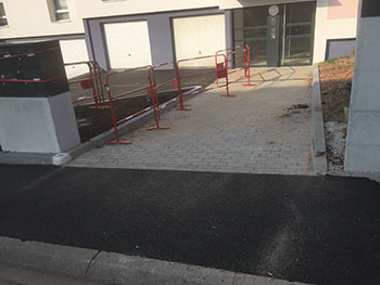 Stagno - Entreprise du BTP en Moselle - Réhabilitations des aménagements extérieurs à la cité Sainte barbe