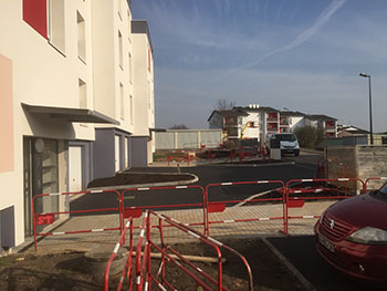 Stagno - Entreprise du BTP en Moselle - Réhabilitations des aménagements extérieurs à la cité Sainte barbe